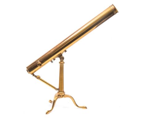 A 19th century 2 1/2 inch refracting astronomical telescope by Cary, London:, signed to backplate as per title, the 29 inch m