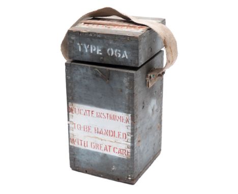 A Type O6A hand held compass:, in original issue box.