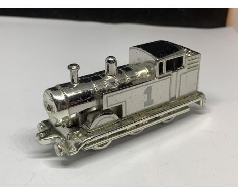 A SILVER COLOURED LIMITED EDITION THOMAS THE TANK ENGINE 