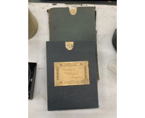 TWO B STANFORD 1912 CASED ORDNANCE SURVEY MAPS OF CHESHIRE 
