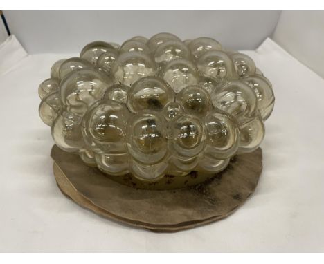 A VINTAGE BUBBLE CEILING LIGHT BY HELENA TYNELL 
