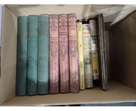 BOX Modern Motor Cars and Commercial Vehicles, The Book of the Motor Car, Antique and Classic Cars, The Vintage Motor Co etc 