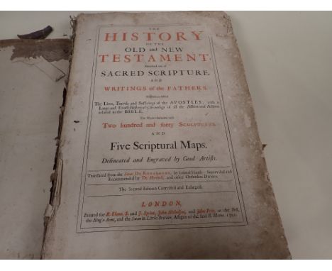 The History of the Old and New Testament, extracted out of Sacred Scripture and Writings of the Father, illustrated over 200 