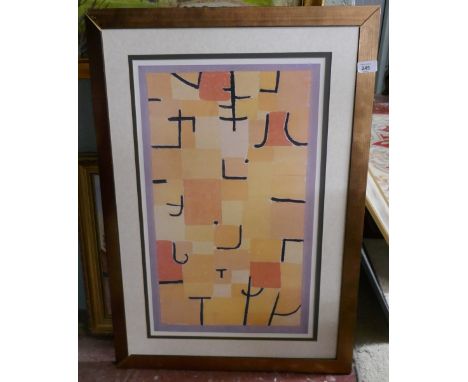 Paul Klee - Characters in Yellow - Fine art print