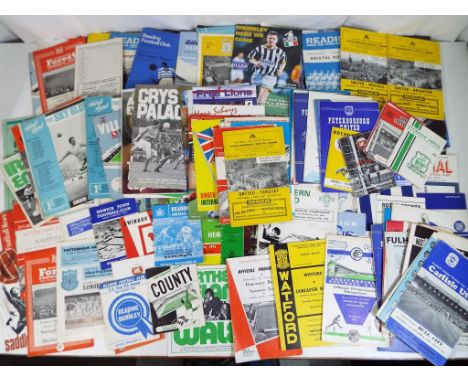 Football Programs - a quantity of souvenir football programs from the 1960's and later to include Everton, Chelsea, England, 