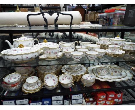 Royal Crown Derby  - a first quality collection of 103 pieces, comprising meat plates 2, dinner plates 9, cups 11, saucers sm