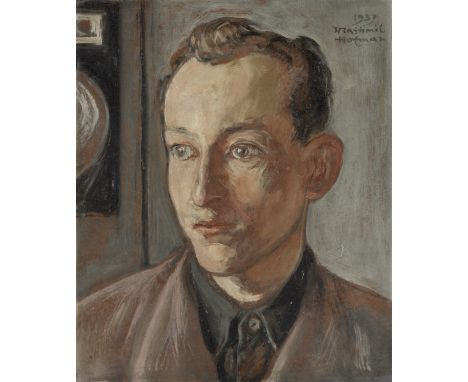 Vlastimil Hofmann (Czechoslovakian, 1881-1970)Portrait of a young mansigned and dated '1939/Wlastimil/Hofman' (upper right)  