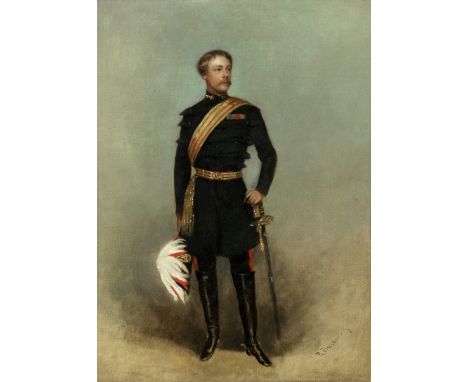 Richard Buckner (British, 1812-1883)Portrait of a cavalry officer in dress uniform signed 'R Buckner f' (lower right)oil on c