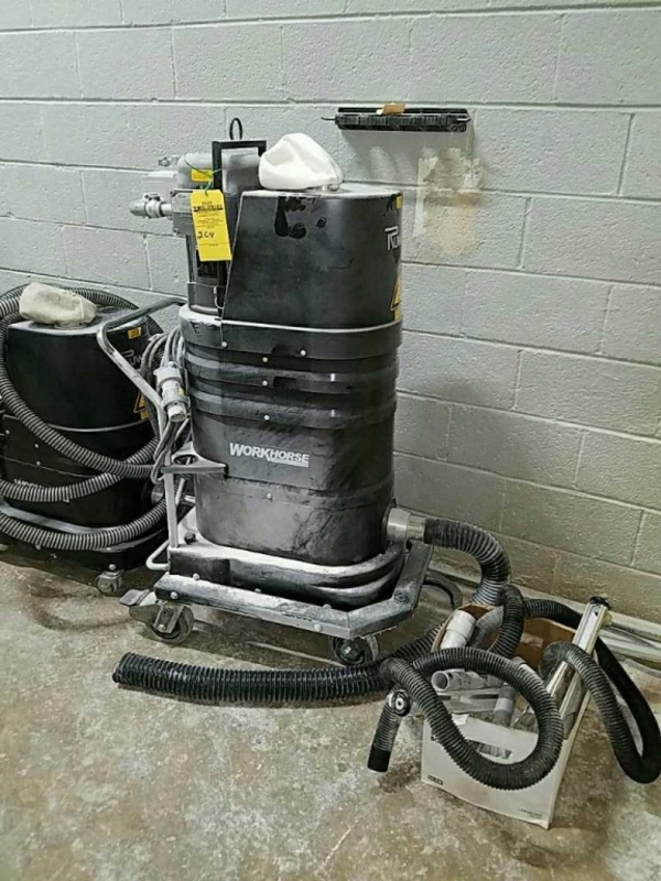 Workhorse continuous duty vacuum system 220 volt
