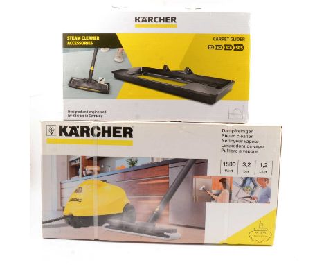 Karcher steamer with a carpet slide.