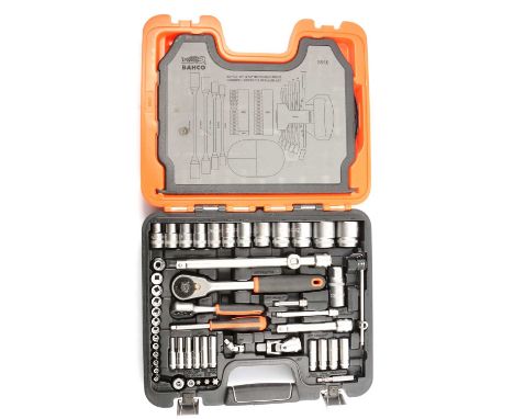 Bahco combined spanner and socket set ( PIECE WENT MISSING DURING VIEWING).