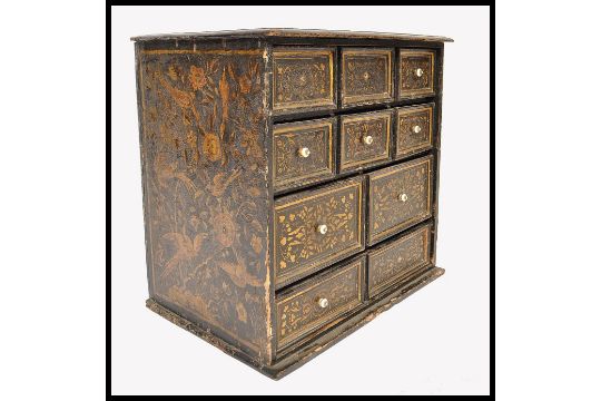 An 18th Century Anglo Indian Colonial Spice Cabinet The Table Top