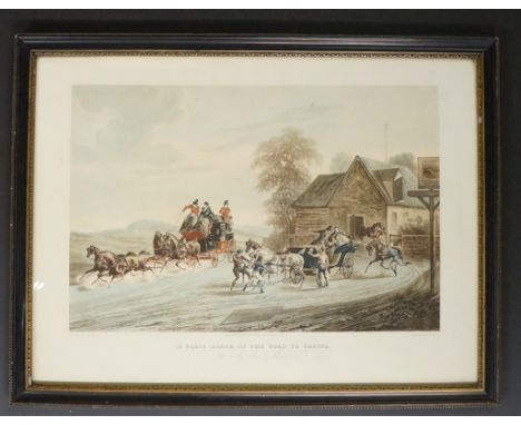 R Reeves (by) C B Newhouse (after) - A False Alarm On The Road To Gretna and One Mile From Gretna, published by B Moss & Co, 