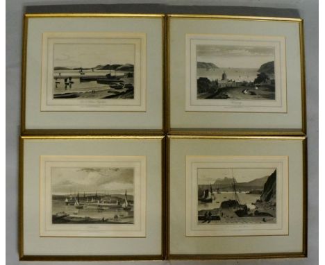 William Daniell R.A. - four limited edition aquatints - A Voyage Around Great Britain (1814-1825) to include: plate 128 of aq