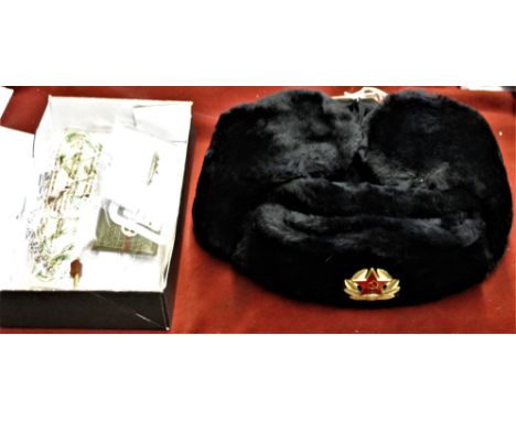 Soviet Russian Cold War era collection including: Russian Federation 1990s/2000s Army MVD (Ministry of Internal Affairs Badge