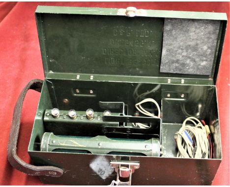 British Army 1950-70s light beacon director MK.1 O.S. 5456.A. made by C&amp; P. Ltd. The beacon was used when the battery occ