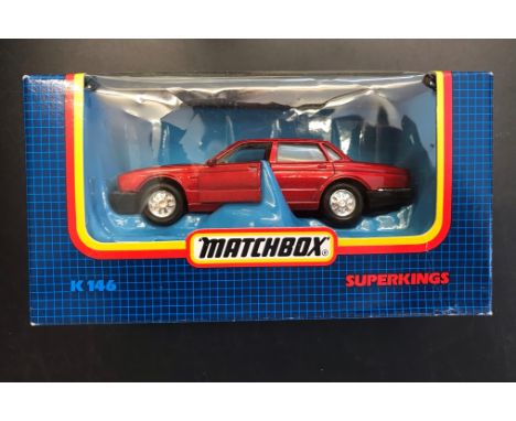 Matchbox Toys Superkings Jaguar XJ6 Red Model K146. Very good condition. Boxed