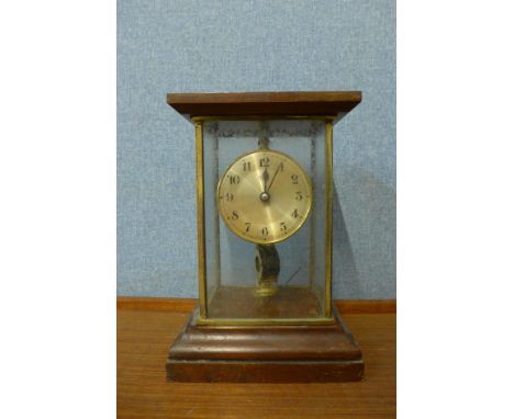 An early to mid 20th Century German Bulle mantel clock 