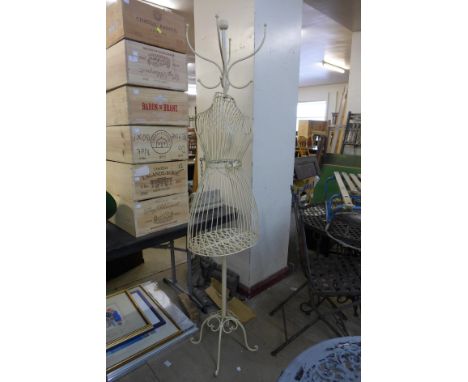 A mannequin coat stand 