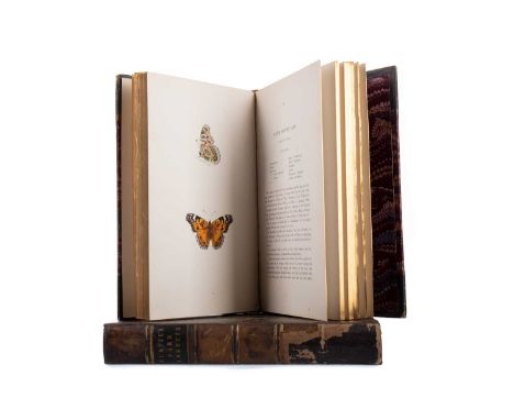A HISTORY OF BRITISH BUTTERFLIES, MORRIS (REV. F.A.),pub. Groombridge &amp; Sons, London, 1864, coloured plates, together wit