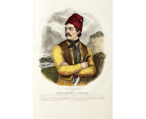 Adam De FriedelLes Grecs. Vingt Quatre Portraits des principaux chefs &amp; figures les plus distingués de la Révolution grec