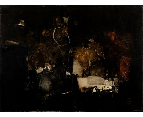 Yiannis Spyropoulos (Greek, 1912-1990)Phaos  signé en grec (en bas à droite) ; signé, titré  et daté 'JANNIS SPYROPOULOS – PH