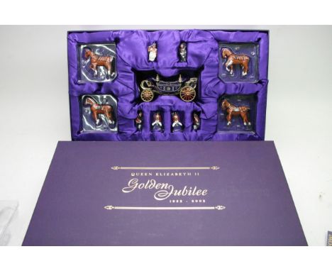 A boxed Corgi toys jubilee set, Queen Elizabeth II.