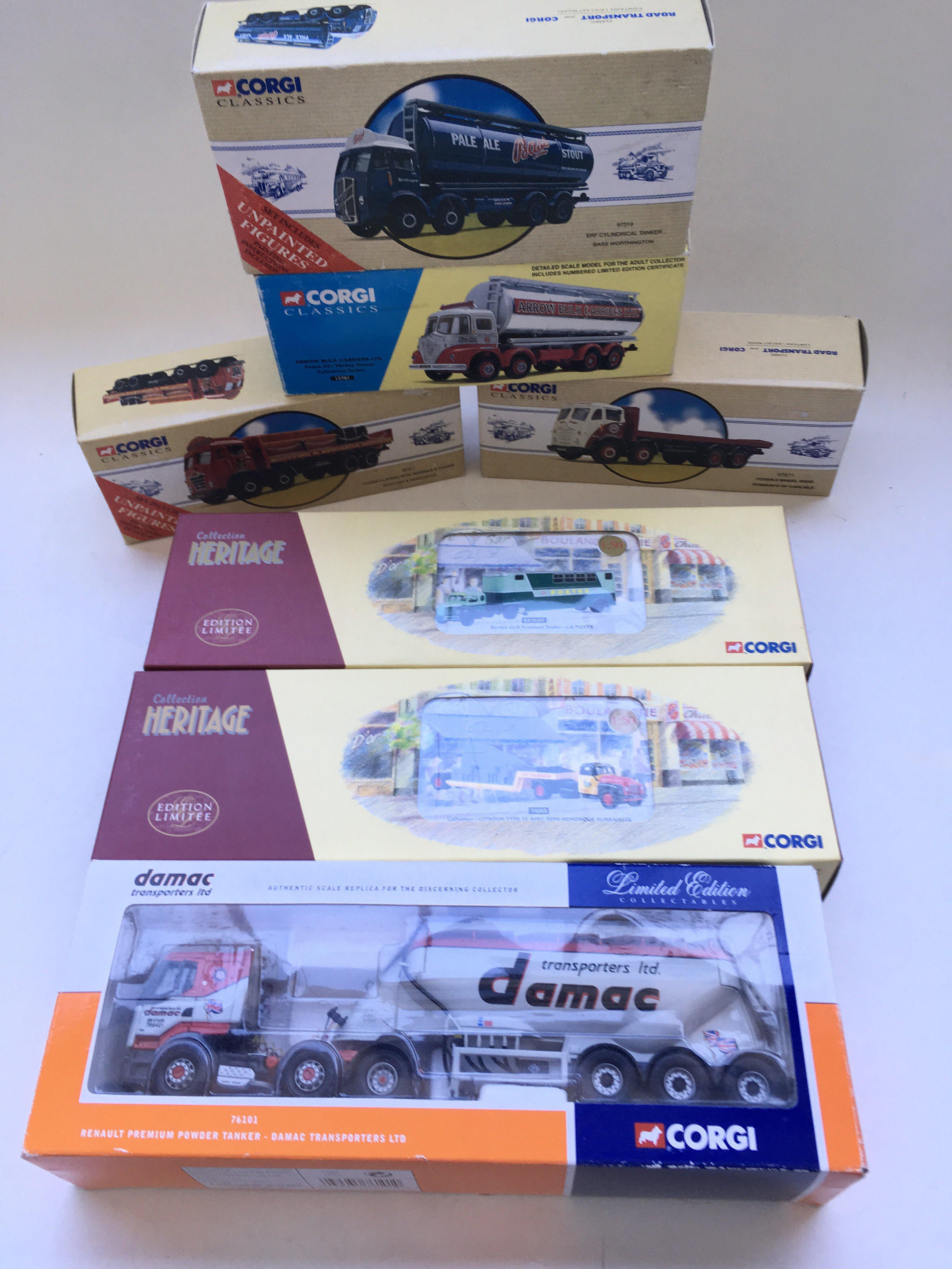 A collection of 7 models including Classics and The