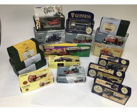 A collection of boxed Corgi Classics including The Brewery collection, Fawlty Towers, Heavy Haulage etc