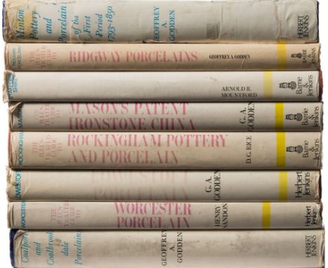 Ceramic reference:  a group of Herbert Jenkins/Barrie & Jenkins monographs comprising Coalport and Coalbrookdale Porcelains, 