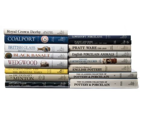 Ceramic reference: a group of 'Antique Collectors' Club' titles comprising 18th Century English Porcelain Figures, The Dictio