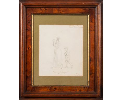 Victoria [1819-1901]-Hagar and Ishmael in The Desert,:-signed and dated Victoria May 13th 1834inscribed with title and furthe