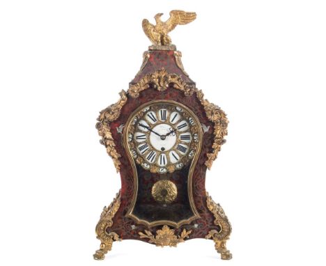Payne, London an English boulle-cased bracket clock: the eight-day duration, single-fusee timepiece movement having an anchor