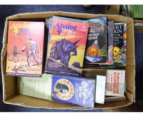 LARGE SELECTION OF VINTAGE PAPERBACKS, mainly fiction and science fiction, including various Analogue copies, mainly 1960s, a