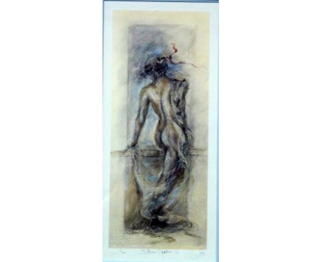 Joy Kirton-Smith. Silver Shadows, a signed limited edition print, 51/600, 62cm x 27cm