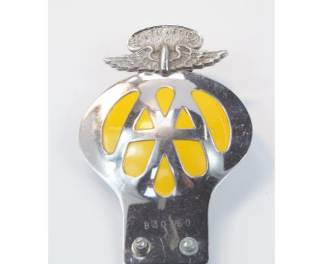 An Automobile Association of South Africa membership badge, Membership No B30360