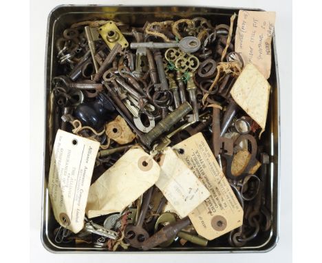 A collection of keys and clock keys