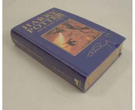 J K Rowling, Harry Potter and the Goblet of Fire, shrink wrapped, First Edition, published by Bloomsbury 2000