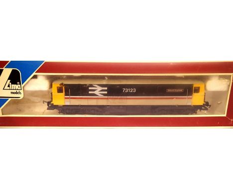 Lima Class 73, 73123 Gatwick Express I.C Livery. P&amp;P Group 1 (£14+VAT for the first lot and £1+VAT for subsequent lots) 