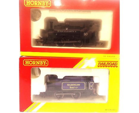 Hornby R3211 0.4.0 Tank Gildenlow Salt Co, Blue No 3, R2597 0.4.0 ST Queen Elizabeth, Collectors Club Edition. P&amp;P Group 
