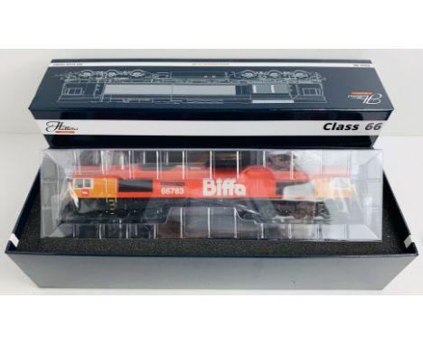 Hattons Models OO H4-66-032  Class 66 783 Biffa Red Livery The Flying Dustman - Brand New Ex Shop Stock. P&amp;P Group 1 (£14