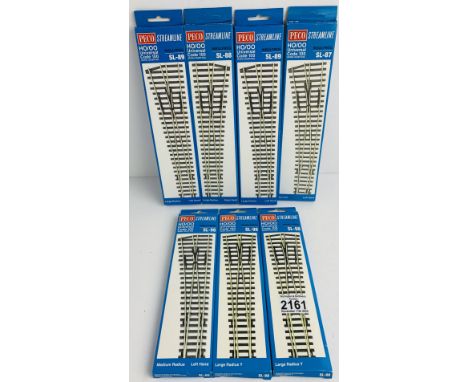 7x Peco Streamline Points Boxed. P&amp;P Group 1 (£14+VAT for the first lot and £1+VAT for subsequent lots) 