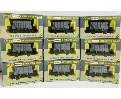 9x Wrenn W5005X Cement Wagons All Boxed. P&amp;P Group 2 (£18+VAT for the first lot and £3+VAT for subsequent lots) 