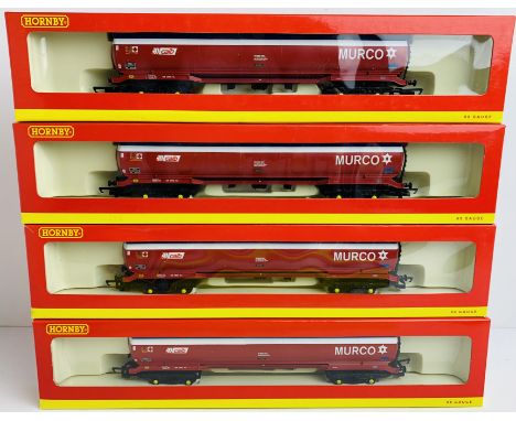 4x Hornby R6543 Murco 100 Ton Tanker Wagons. P&amp;P Group 2 (£18+VAT for the first lot and £3+VAT for subsequent lots) 