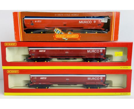 3x Hornby 100 Ton Murco Tanker Wagons. P&amp;P Group 1 (£14+VAT for the first lot and £1+VAT for subsequent lots) 