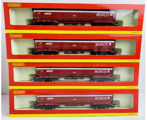 4x Hornby R6543 Murco 100 Ton Tanker Wagons. P&amp;P Group 2 (£18+VAT for the first lot and £3+VAT for subsequent lots) 