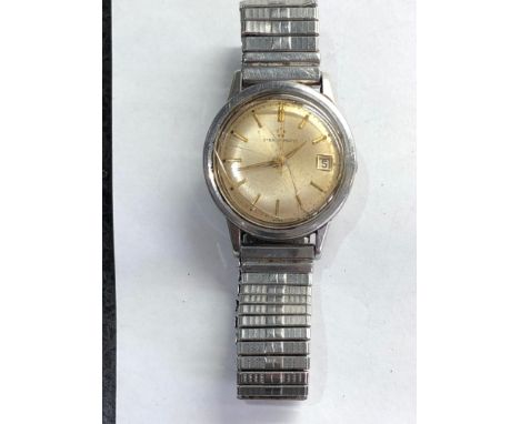 Vintage gents Eterna-matic  wristwatch watch is ticking but no warranty given please see images for condition and details gla