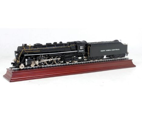 Franklin Mint HO Scale Model of 20th Century Locomotive, finished in black with New York Central Livery, in the original box 