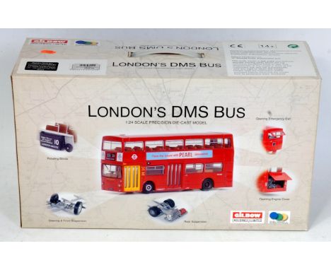 Gilbow (Holdings) Limited - Drumwell 1:24 scale 'London's DMS Bus' with instruction leaflet (M-BM)
