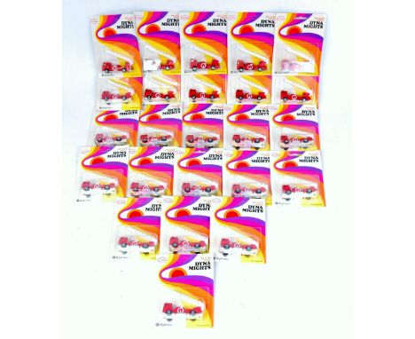 Zylmex Dyna Mights, Diecast 1.70 scale (Trade case of 24 on blister packs) P312, Hino Fire engine ladder truck inc 3 part ext